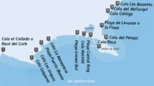 Un paraíso de arena blanca y Calas a tu alcance